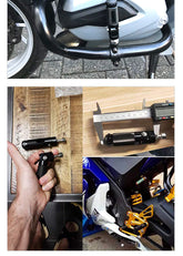 Motorcycle Pedal Pedal Aluminum Alloy Round Folding Pedal Motorcycle Modification Parts